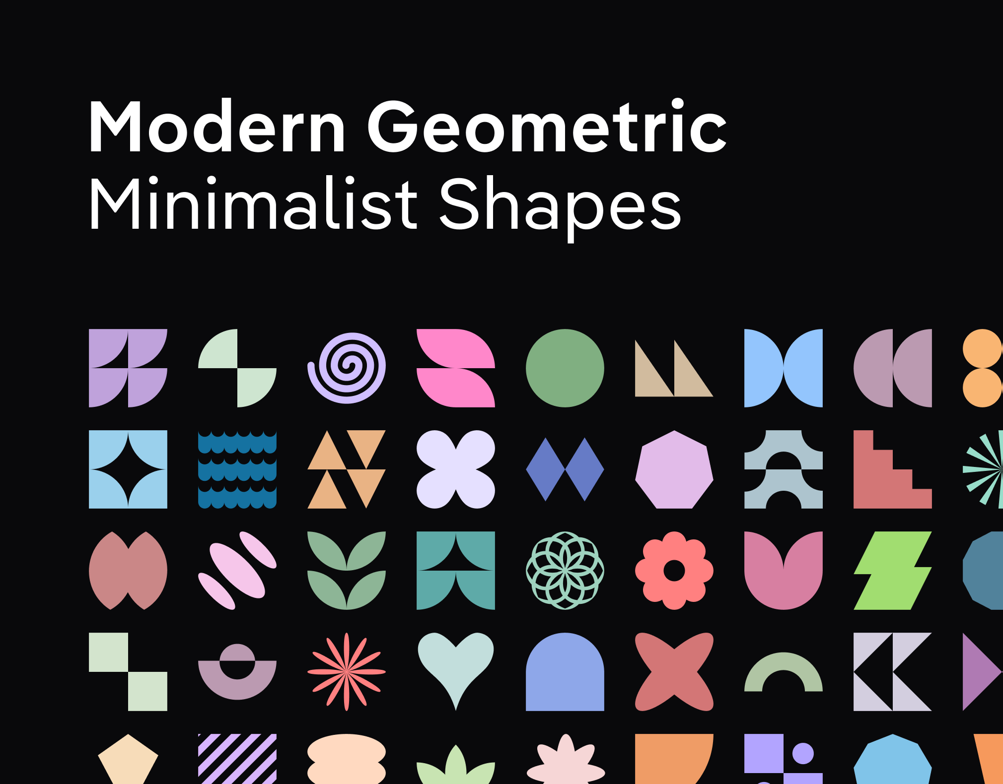 Modern Geometric Shapes