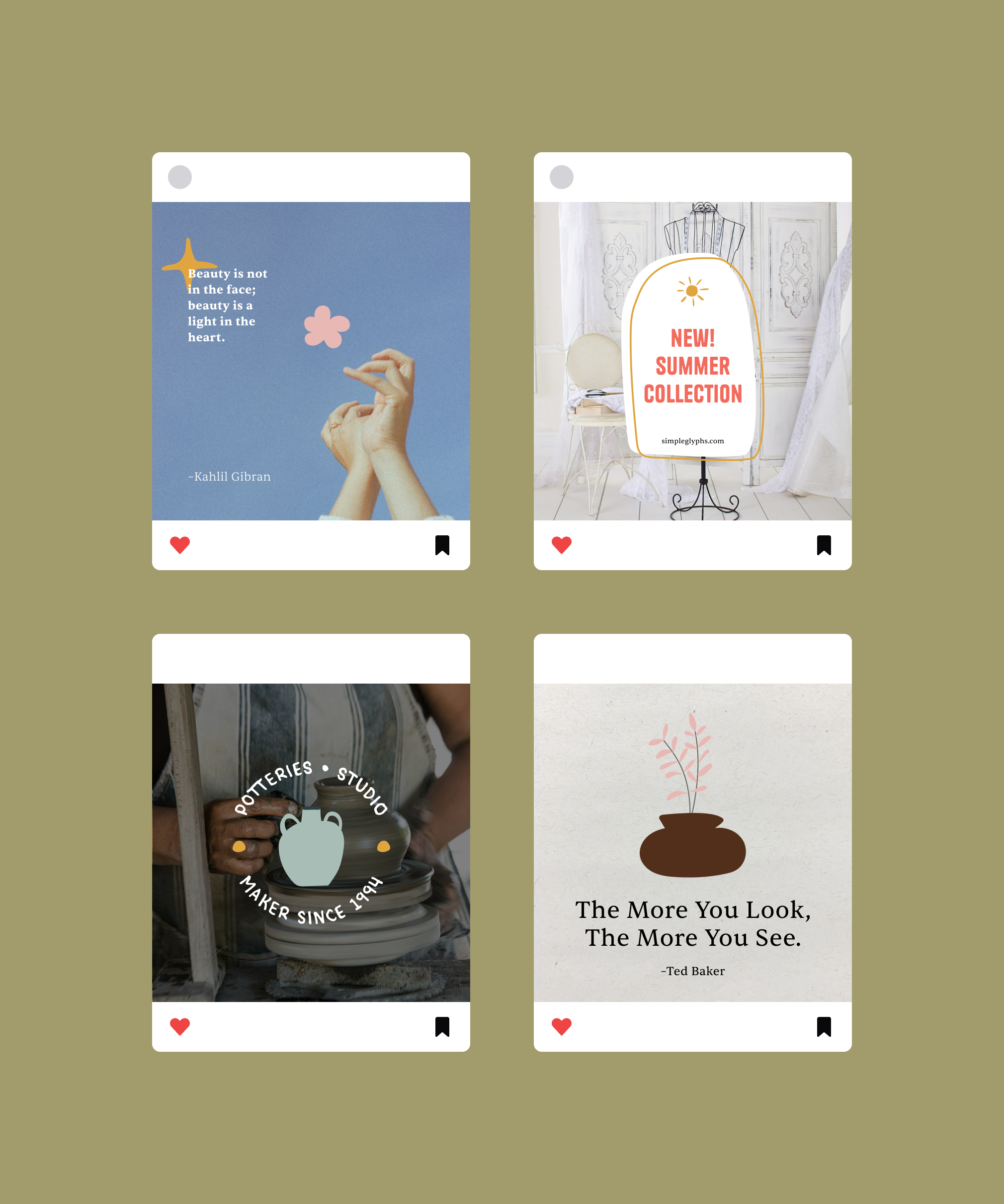 Boho Illustration Elements Creator Kit