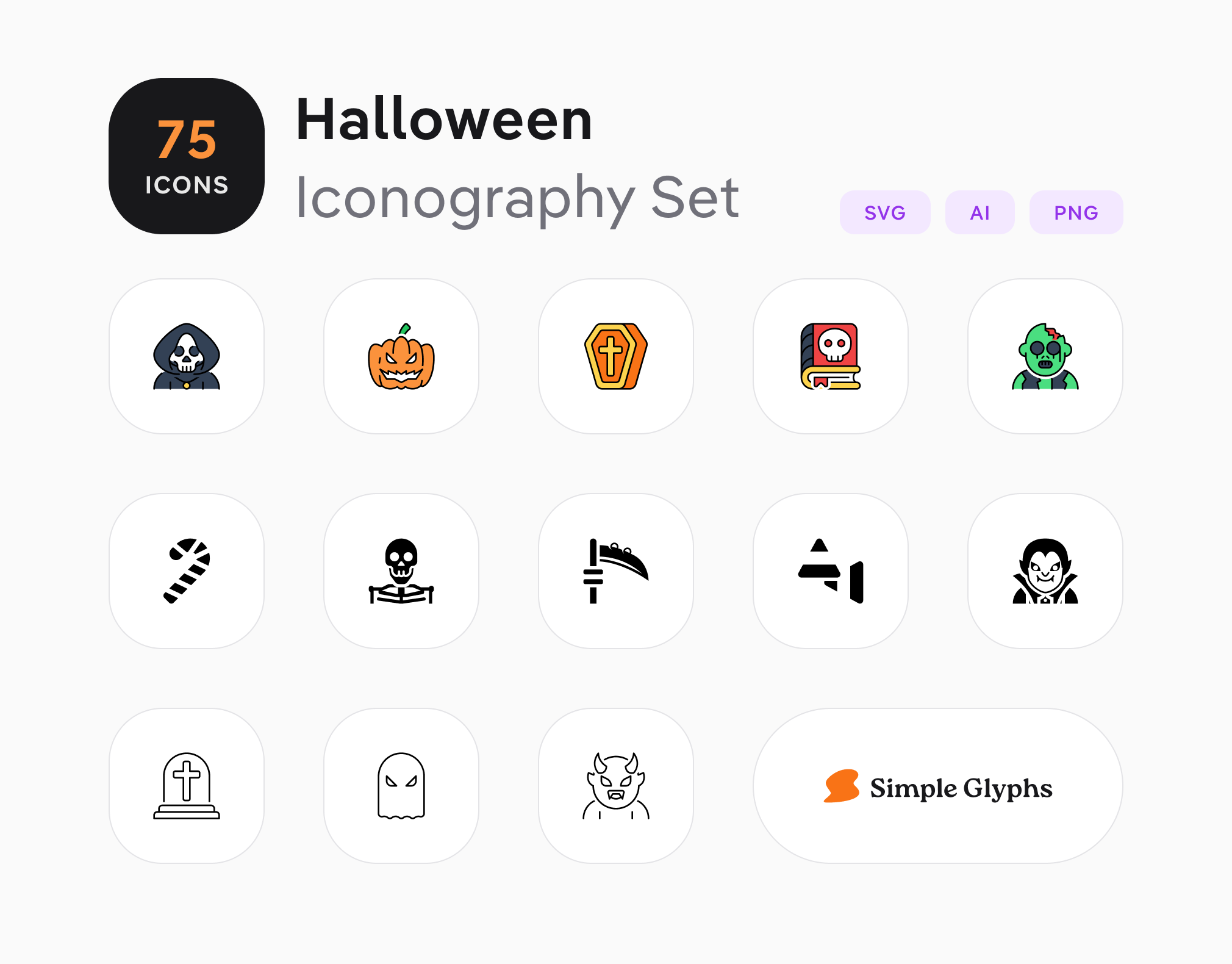 Halloween Iconography Set - image 1